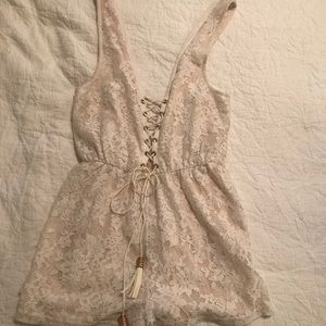 Lace romper